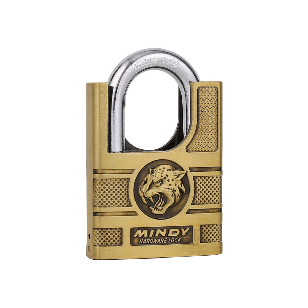 Art No.: AF17, MINDY Outdoor Courtyard Decoration European Leopard Diagram Waterproof Anti-Prying Zinc Alloy Bullet Atomic Bomb Jumping Padlock Package Beam Model