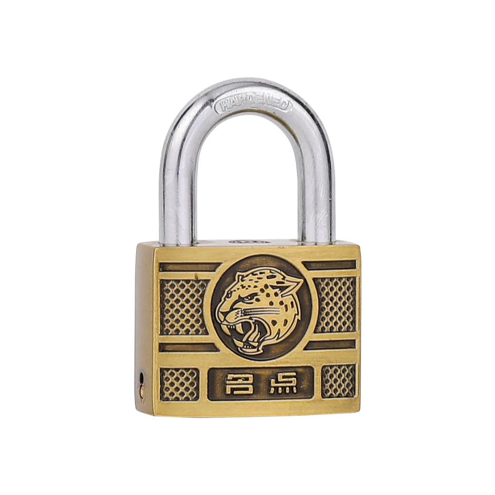 Art No.: A21, MINDY Waterproof Anti-Pryback Outdoor Courtyard Decoration European Antique Zinc Alloy Atomic Key Small Padlock