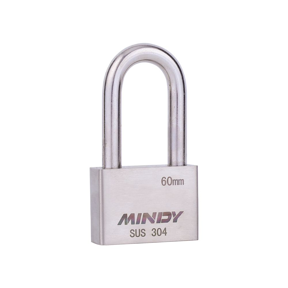MINDY Stainless Steel Fine Polished Waterproof Pryproof Beam Padlock