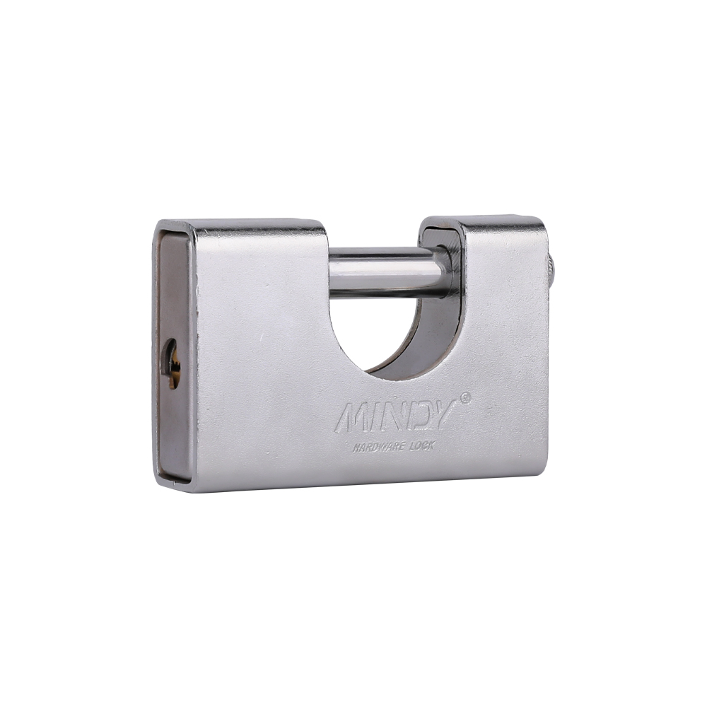 MINDY Horizontal Opening Rectangular Iron Padlock Three-Ring Iron Padlock
