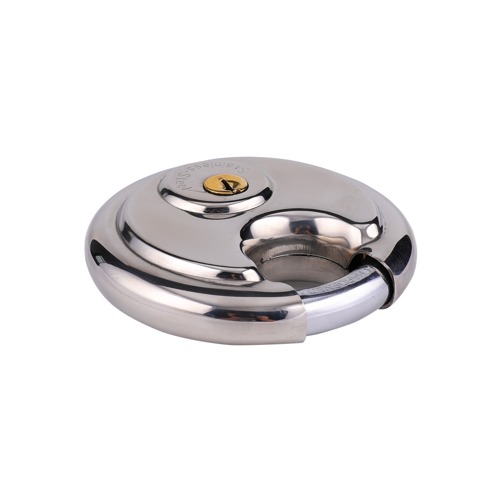 MIDY304 Stainless Steel Waterproof Pryproof Outdoor Round Cake Padlock